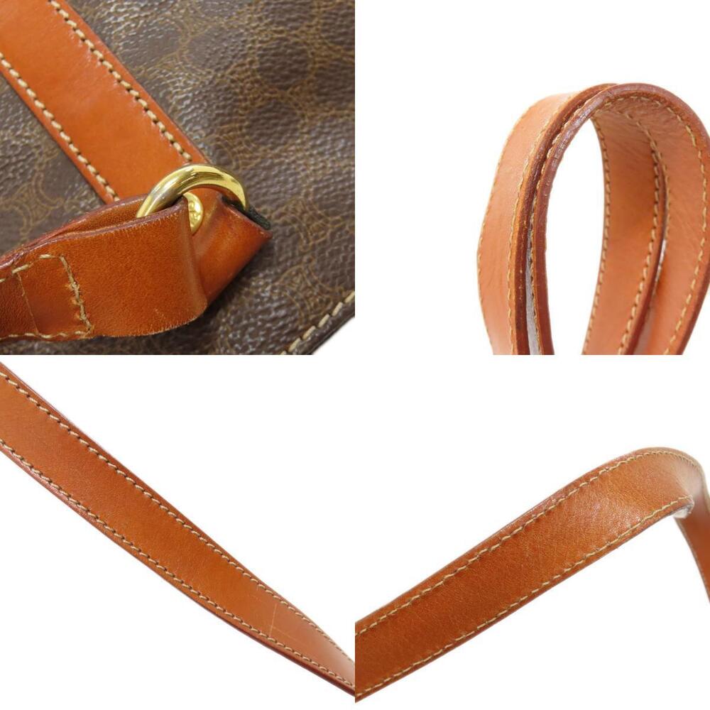 Celine Macadam Leather Brown Tote Bag - Picture 9 of 11